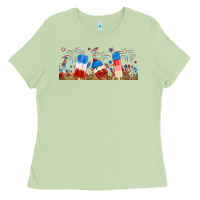 Matcha fourth of july popsicle Ladies Tee - RanaPortraitStore