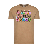 Vintage Coffee saved by his grace Vintage Tee - MaliasSmallBusiness