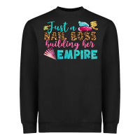 Black just a nail boss building her empire bbs Heavyweight Sweatshirt - BundleAndBundleShop