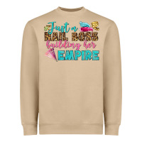 Mushroom just a nail boss building her empire bbs Heavyweight Sweatshirt - BundleAndBundleShop
