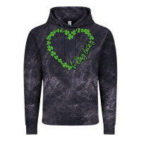 Cloud Black shamrock heart felling lucky Vintage Hoodie - MaliasSmallBusiness