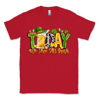 Red today we are all irish Classic Tee - CowhideDigitalArt