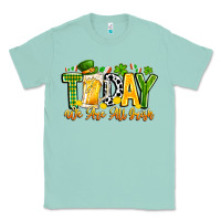 Seafoam today we are all irish Classic Tee - CowhideDigitalArt