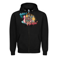 Black Bitches be floatin' skeleton summer Zipper Hoodie - NancyCooperArtShop