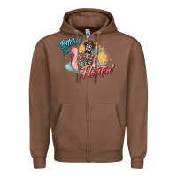 Chestnut Bitches be floatin' skeleton summer Zipper Hoodie - NancyCooperArtShop