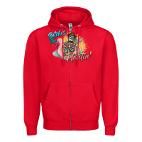 Red Bitches be floatin' skeleton summer Zipper Hoodie - NancyCooperArtShop