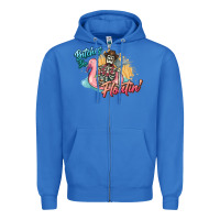 True Royal Bitches be floatin' skeleton summer Zipper Hoodie - NancyCooperArtShop