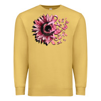 Antique Gold cancer sunflower Premium Sweatshirt - CowGirlArtShop