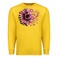 Lemon cancer sunflower Premium Sweatshirt - CowGirlArtShop