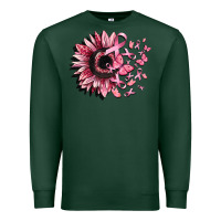 Sports Green cancer sunflower Premium Sweatshirt - CowGirlArtShop