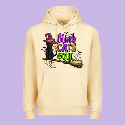 Black Cats Only Premium Hoodie Designed By Cowgirlartshop