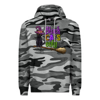 Slate Camo black cats only Premium Hoodie - CowGirlArtShop
