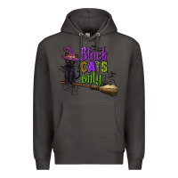 Smoke black cats only Premium Hoodie - CowGirlArtShop