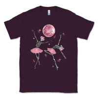 Plum skeleton ballerina Classic Tee - MaliasSmallBusiness