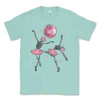 Seafoam skeleton ballerina Classic Tee - MaliasSmallBusiness