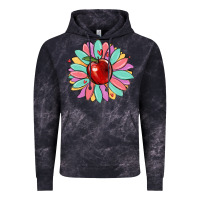 Cloud Black teacher apple Vintage Hoodie - MaliasSmallBusiness