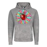 Cloud Rock teacher apple Vintage Hoodie - MaliasSmallBusiness