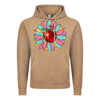 Vintage Coffee teacher apple Vintage Hoodie - MaliasSmallBusiness