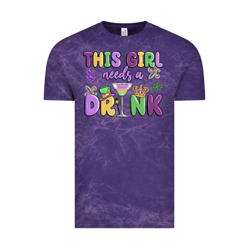 This Girl Needs A Drink Vintage Tee by MaliasSmallBusiness | Teevron