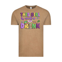 Vintage Coffee this girl needs a drink Vintage Tee - MaliasSmallBusiness