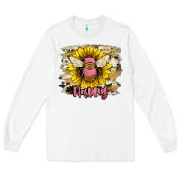 White bee happy Long Sleeve Tee - JahusDesignShop