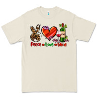 Bone peace love wine Premium Tee - AdoDesignShop