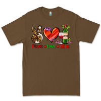 Cacao peace love wine Premium Tee - AdoDesignShop