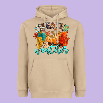Weather Heavyweight Hoodie Designed By Cowgirlartshop