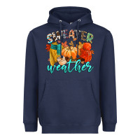 Navy weather Heavyweight Hoodie - CowGirlArtShop