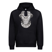 Black Chest Protector Fa Element Urban Hoodie - FaDigitalArtStudio