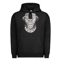 Pigment Black Chest Protector Fa Element Urban Hoodie - FaDigitalArtStudio