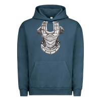 Pigment Midnight Navy Chest Protector Fa Element Urban Hoodie - FaDigitalArtStudio