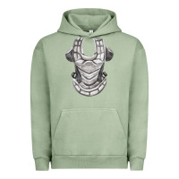 Pigment Oil Green Chest Protector Fa Element Urban Hoodie - FaDigitalArtStudio