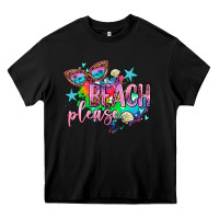 Black beach please Heavy Core Tee - AdoDesignShop