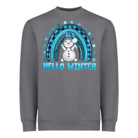 Storm hello winter rainbow with snowman bbs Heavyweight Sweatshirt - BundleAndBundleShop