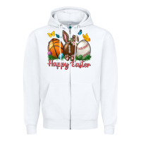 Happy Easter Sports With Butterfly Zipper Hoodie | Teevron