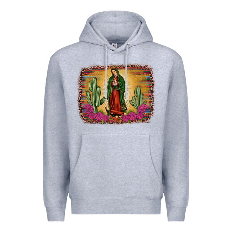 Western Our Lady Of Guadalupe Premium Hoodie by JahusDesignShop | Teevron