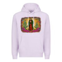 Lilac western our lady of Guadalupe Premium Hoodie - JahusDesignShop