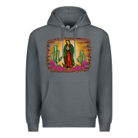 Rock western our lady of Guadalupe Premium Hoodie - JahusDesignShop