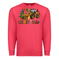 Cardinal i dig christmas bulldozer Premium Sweatshirt - CowGirlArtShop