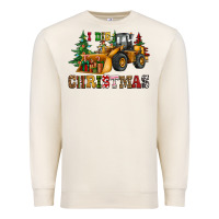 Sandshell i dig christmas bulldozer Premium Sweatshirt - CowGirlArtShop