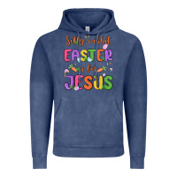 Vintage Denim silly rabbit easter is for jesus Vintage Hoodie - MaliasSmallBusiness