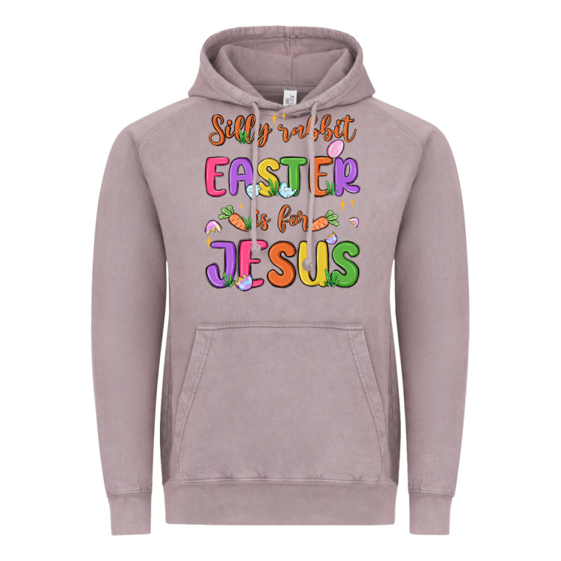 Silly Rabbit Easter Is For Jesus Vintage Hoodie by MaliasSmallBusiness | Teevron