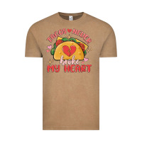 Vintage Coffee tacos never broke my heart Vintage Tee - MaliasSmallBusiness