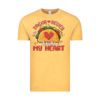 Vintage Mustard tacos never broke my heart Vintage Tee - MaliasSmallBusiness