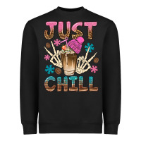 Black just chill with coffee bean bbs Heavyweight Sweatshirt - BundleAndBundleShop