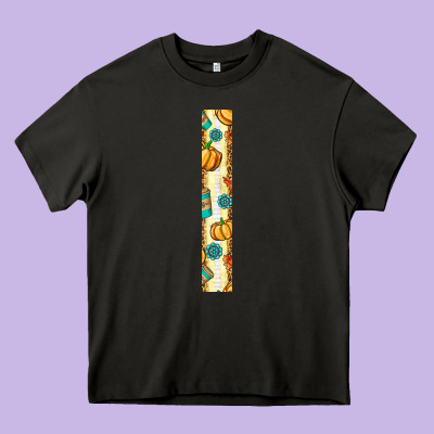 Pumpkin Caffee Heavy Core Tee Designed By Bundleandbundleshop