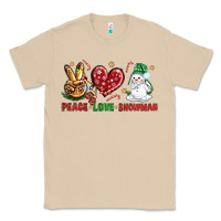 Mushroom peace love snowman Classic Tee - NancyCooperArtShop