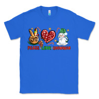 Peace Love Snowman Classic Tee | Teevron