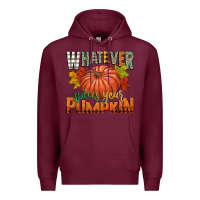 Burgundy whatever spices your pumpkin Premium Hoodie - CowGirlArtShop